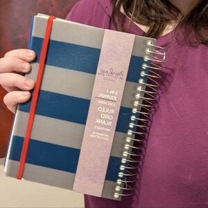 Markings Blue and Gray 3-in-1 Journal